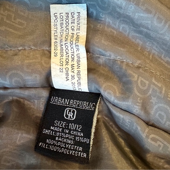 Urban Republic Jacket | Children’s Size 10-12 Vintage - Picture 8 of 12